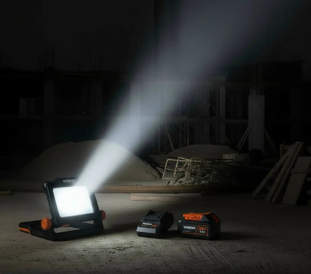 Wokin LED Schijnwerper – Draagbare Werklamp 2500 Lumen Top-Tools.nl