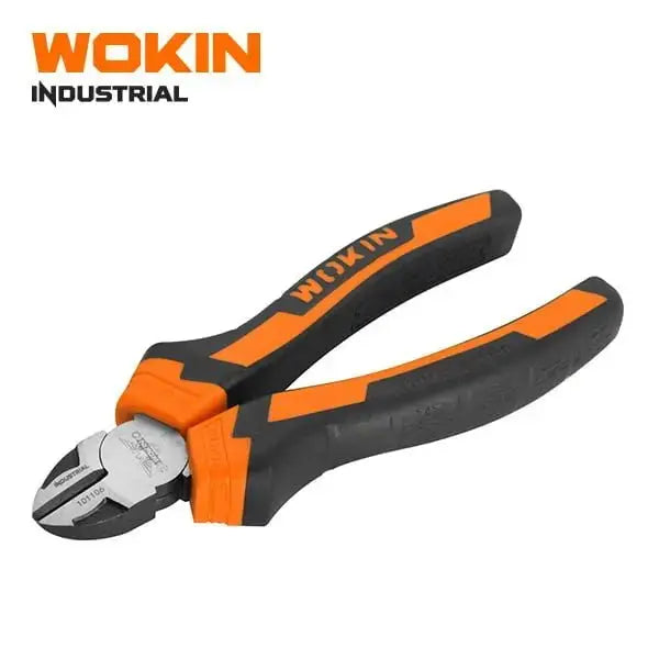 WOKIN Zijkniptang 160mm – Gehard Staal, Twee-component Handgreep Top-Tools.nl