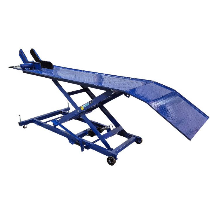 Motorlift 450KG | band klem | blauw | verrijdbaar