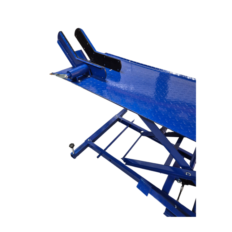 Motorlift 450KG | band klem | blauw | verrijdbaar