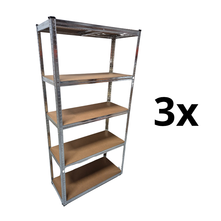 3x Stellingkast 180x90x40 150kg