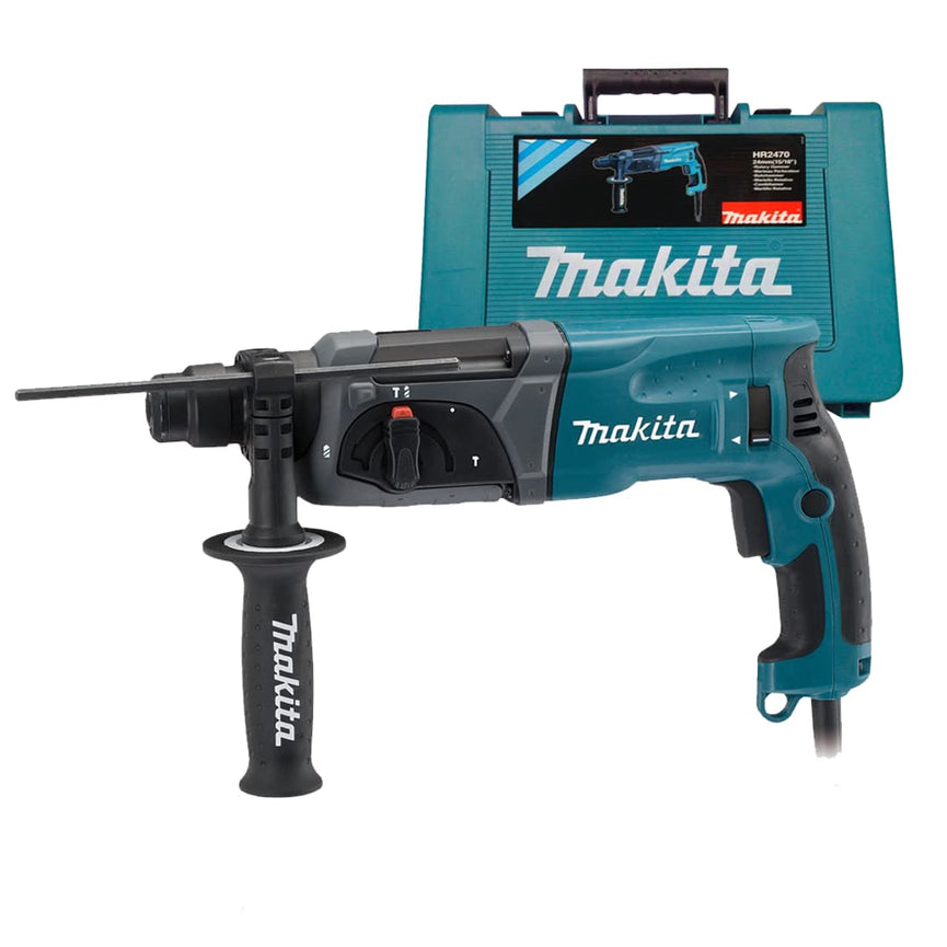 Makita HR 2470 SDS-Plus roterende hamer Turquoiseblauw