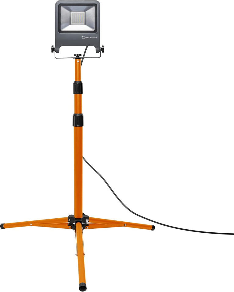 LEDVANCE Worklight armatuur LED: voor verdieping, WORKLIGHTS - TRIPOD / 100 W, 220…240 V, stralingshoek: 120, Koel wit, 4000 K, body materiaal: aluminum/steel, IP65