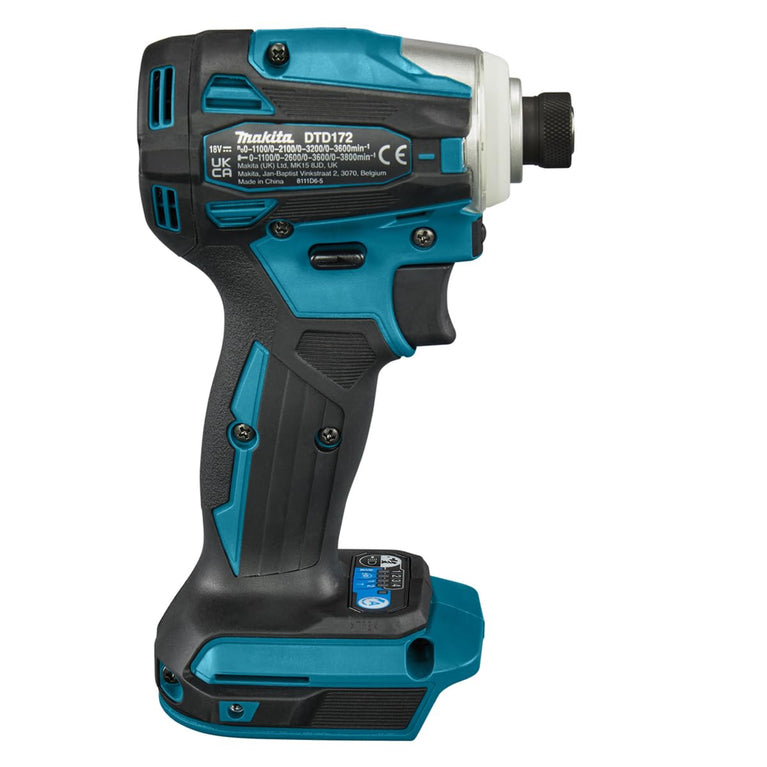 Makita DTD172Z 18V Li-ion LXT borstelloze impactdriver - batterijen en oplader niet inbegrepen