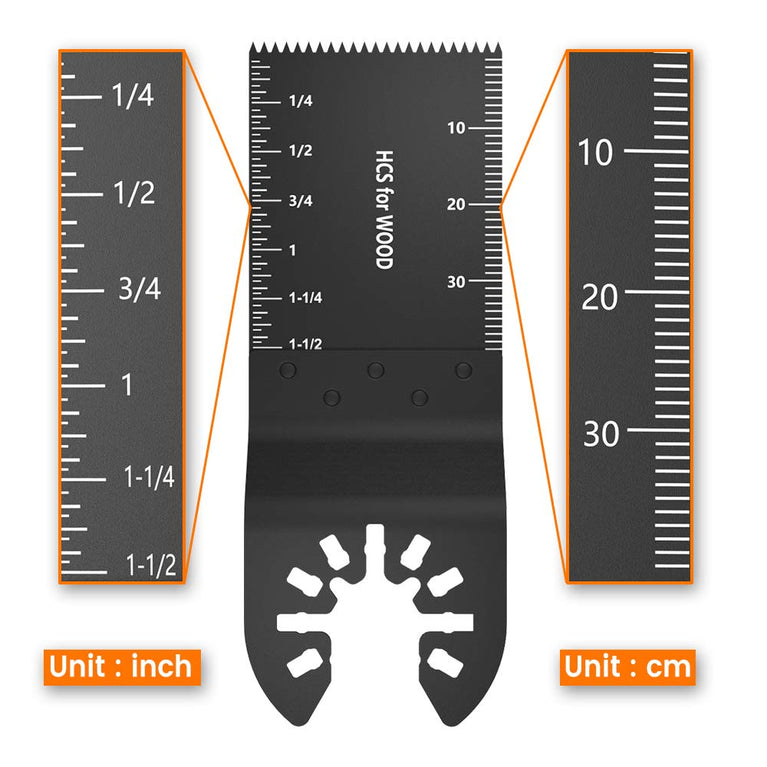 50 stuks professionele zaagbladen kit bimetaal oscillergereedschap accessoires multitool snelspanner voor fijne multimaster, Makita, Rockwell, Bosch ambachtslieden en meer