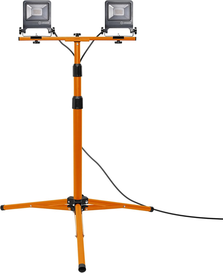 LEDVANCE Worklight armatuur LED: voor verdieping, WORKLIGHTS - TRIPOD / 100 W, 220…240 V, stralingshoek: 120, Koel wit, 4000 K, body materiaal: aluminum/steel, IP65