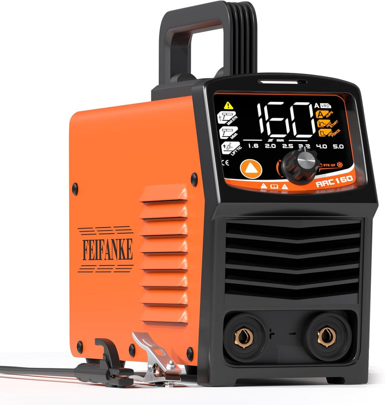 FEIFANKE Elektroden lasapparaat ARC160 3-in-1 SYN IGBT inverter lasapparaat 205A met digitaal led-display MINI draagbaar compact vuldraad lasapparaat MMA E-hand / Lift TIG / Hot Start / Arc Force /