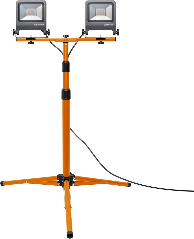 LEDVANCE Worklight armatuur LED: voor verdieping, WORKLIGHTS - TRIPOD / 100 W, 220…240 V, stralingshoek: 120, Koel wit, 4000 K, body materiaal: aluminum/steel, IP65