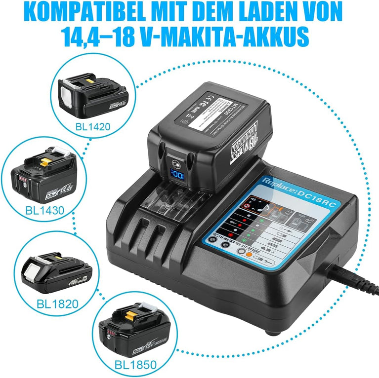 Makita reserve accu 5,0 Ah, 18 V