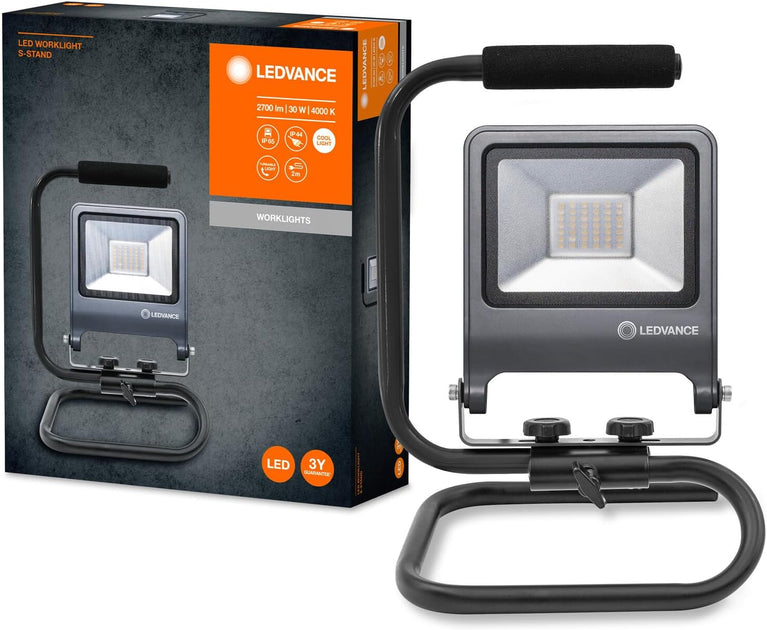 LEDVANCE Worklight armatuur LED: voor verdieping, WORKLIGHTS - TRIPOD / 100 W, 220…240 V, stralingshoek: 120, Koel wit, 4000 K, body materiaal: aluminum/steel, IP65