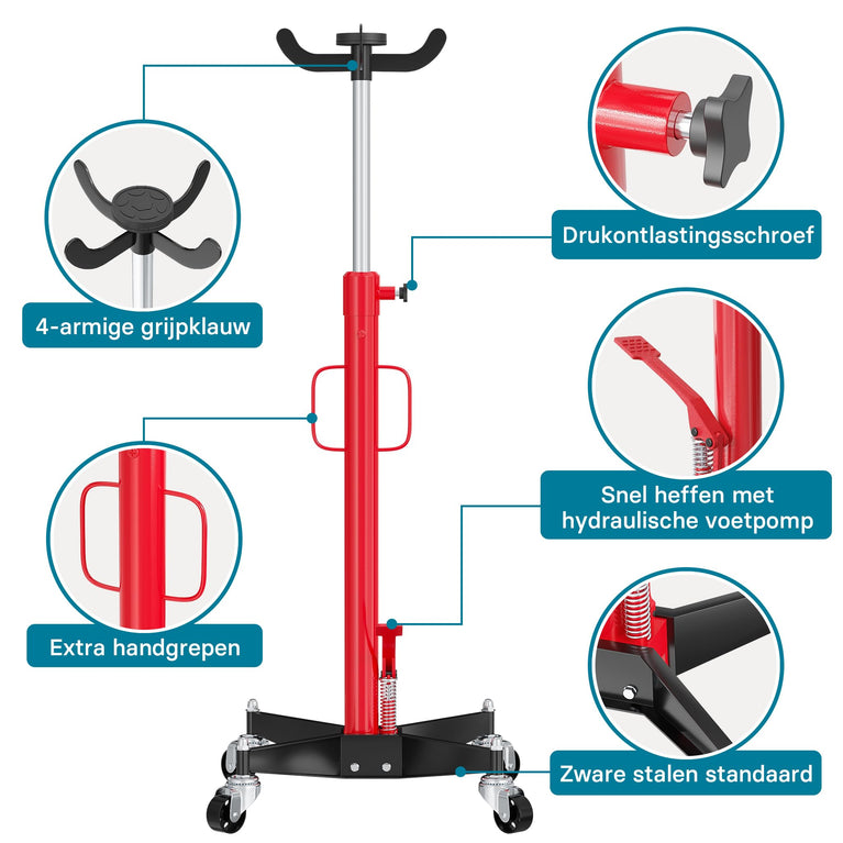 Mobiele versnellingsbak krik  500kg