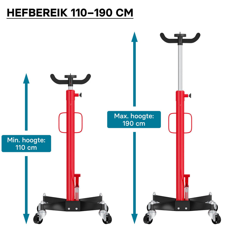 Mobiele versnellingsbak krik  500kg