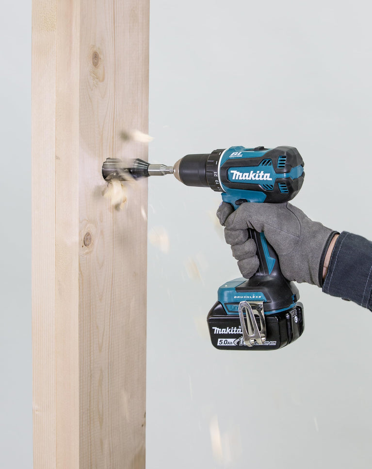 Makita DDF485RTJ Accuschroefboormachine 18, 0V, blauw/zilver