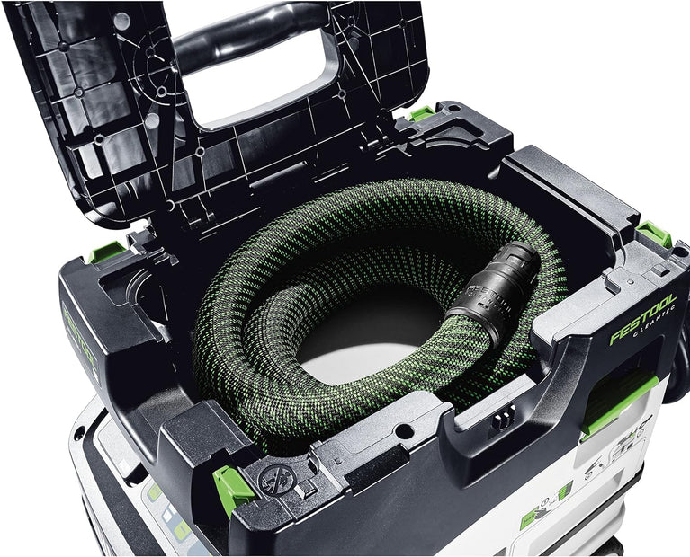 Festool Afzuigmobiel CTL MIDI I Cleantec (met hoofdfilter, Selfclean filterzak, gladde zuigslang Ø 27/32 x 3,5 m)