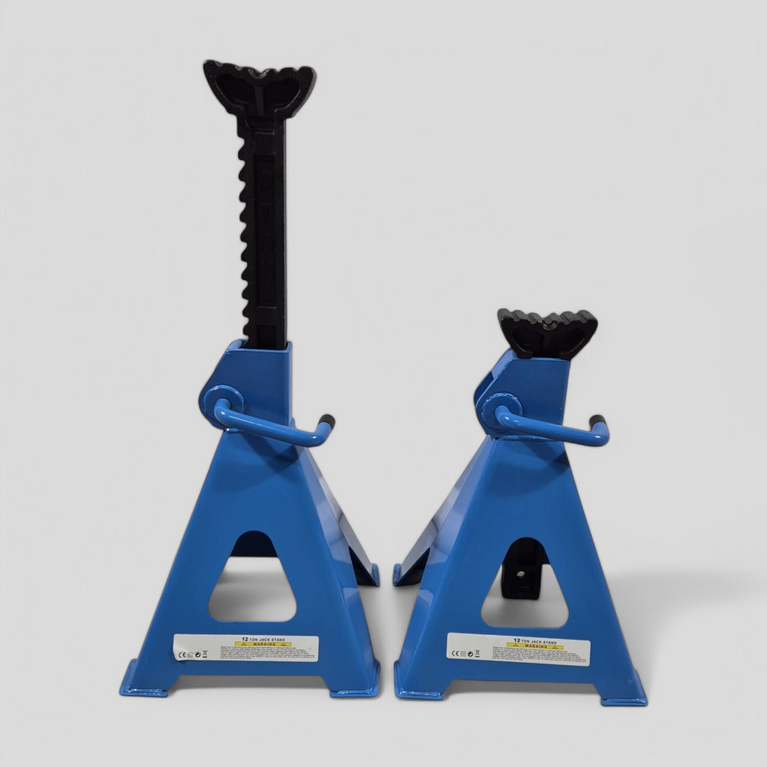 Unterstellböcke Satz 12000KG | 2 Stück | blau | 50 mm - 75 mm