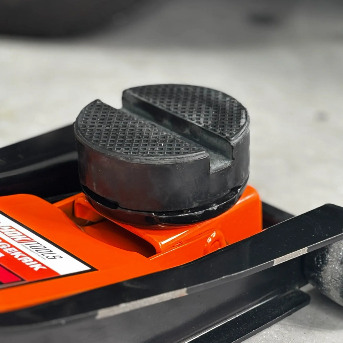 EXTRA Rubberen pad 40mm voor garagekrik 3000KG HDKTOOLS