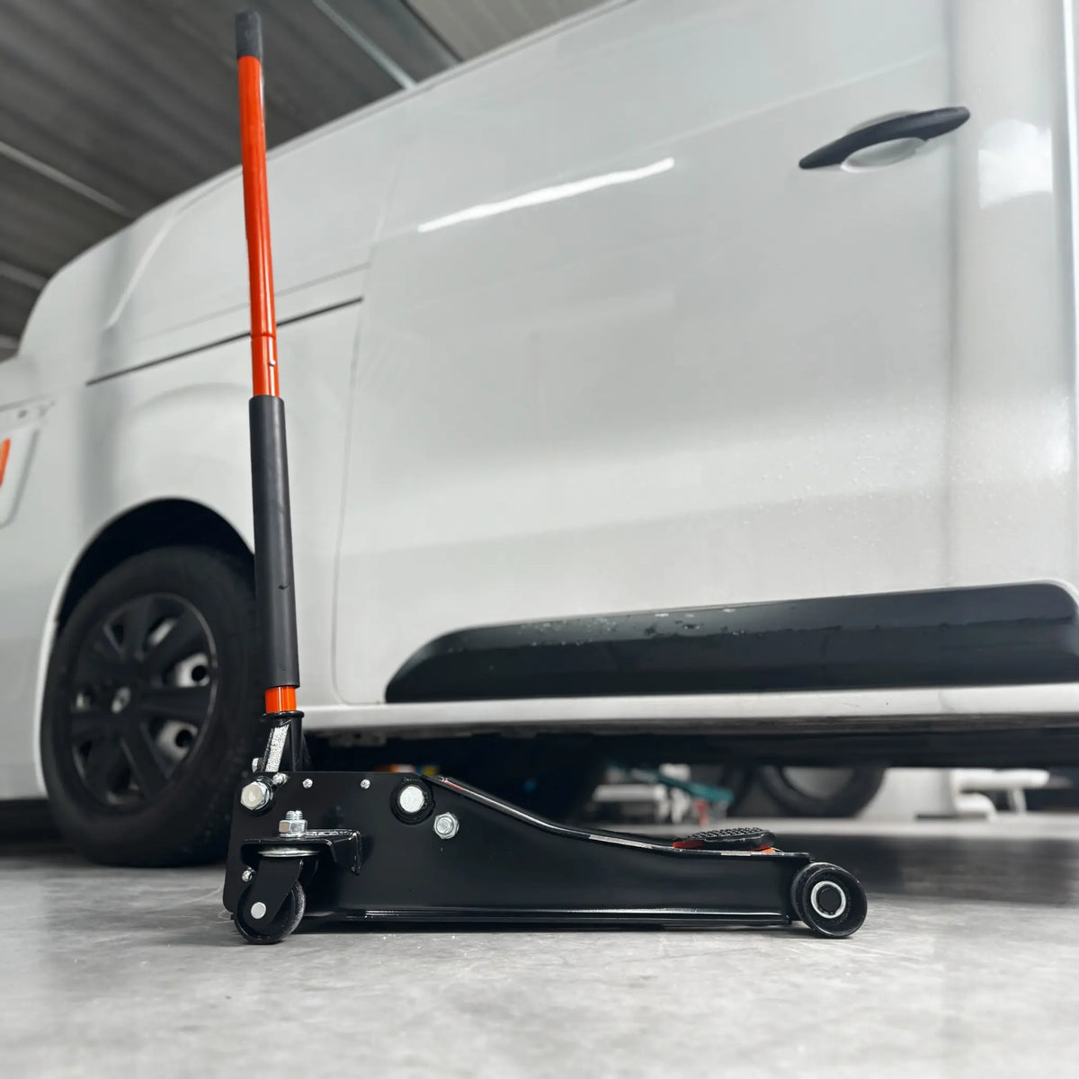 Garagekrik 3000KG | (GRATIS PAD 40mm Extra hoog) extra laag 83mm - 505mm | dubbele plunjers | snelle hefboom HDKTOOLS