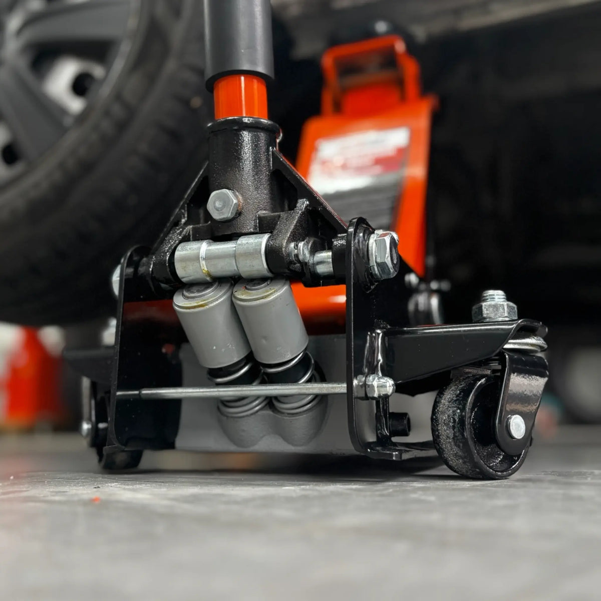 Garagekrik 3000KG | (GRATIS PAD 40mm Extra hoog) extra laag 83mm - 505mm | dubbele plunjers | snelle hefboom HDKTOOLS