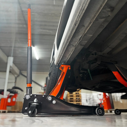 Garagekrik 3000KG | (GRATIS PAD 40mm Extra hoog) extra laag 83mm - 505mm | dubbele plunjers | snelle hefboom HDKTOOLS