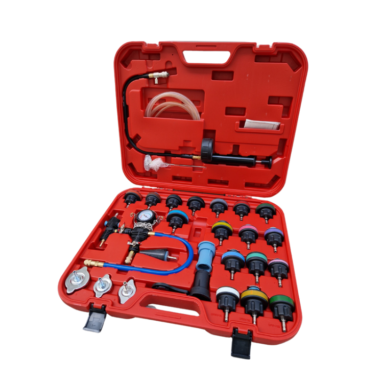 Radiator druk tester set