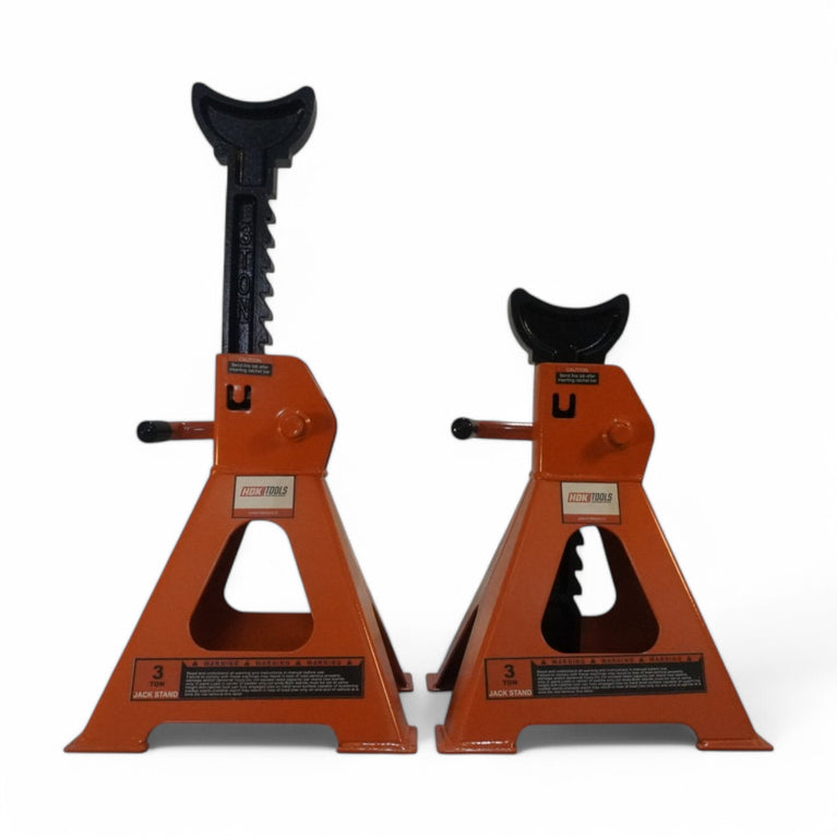 HDKTOOLS® As steunen set 3 ton | 3000KG | 2 stuks | 29mm - 43mm | Auto-Lock systeem
