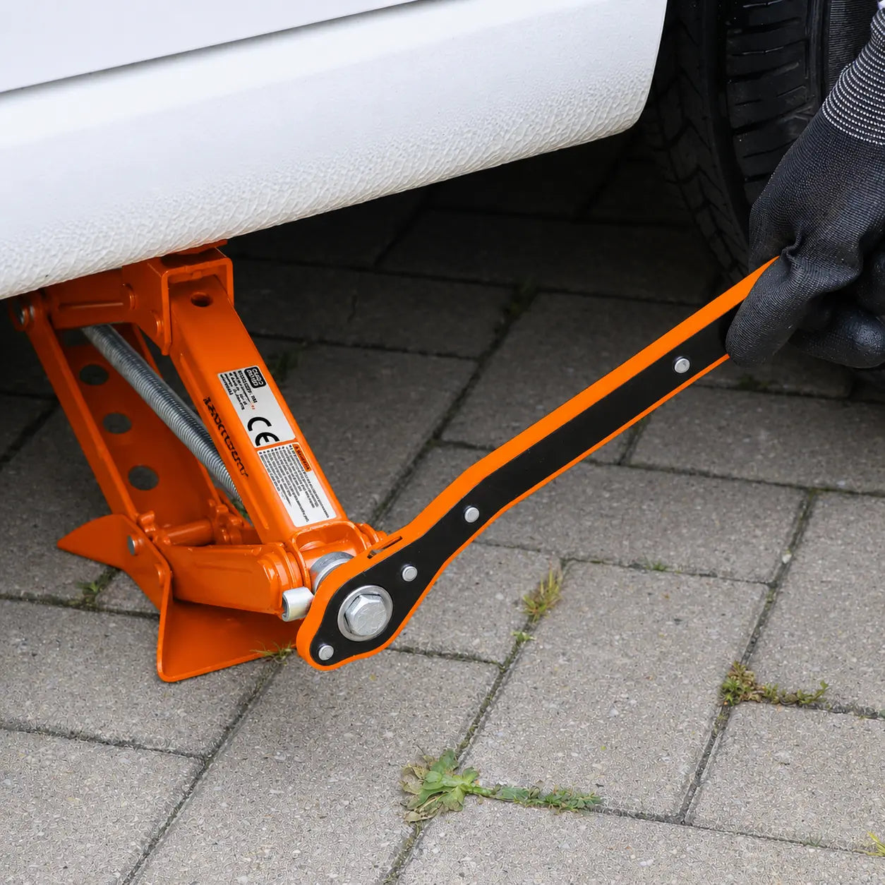 Schaarkrik 2 Ton met Ratelsleutel | Compact & Lichtgewicht | HDK Tools HDKTOOLS