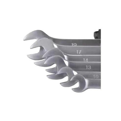 Onex 6-Delige Steek-Ringratel Set – Chroom Vanadium Staal 8-19mm