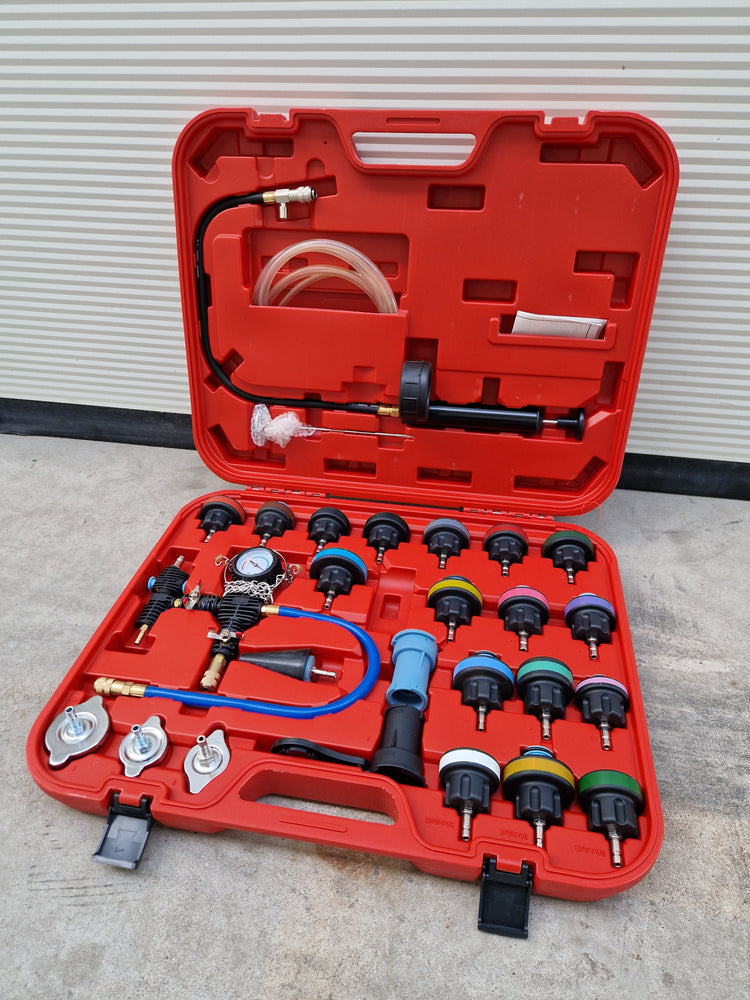 Radiator druk tester set