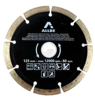 Top-Tools.nl Diamantschijf 125mm Gesegmenteerd – Beton & Straatstenen