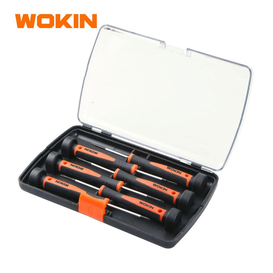 WOKIN 6-Delige Precisie Schroevendraaier Set – Ergonomisch CrV-staal